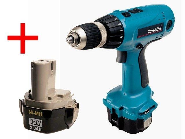 Аккум. дрель-шуруповерт MAKITA CXT 6317 DWDE в чем. (12.0 В, 2 акк., 2.6 А/ч Ni-MH, 2 скор., 60 Нм, шурупы до