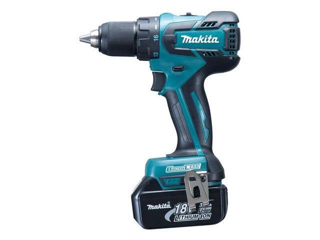 Аккум. дрель-шуруповерт MAKITA LXT DDF 459 RFE в чем. (18.0 В, 2 акк., 3.0 А/ч Li-Ion, 2 скор., 45 Нм, шурупы
