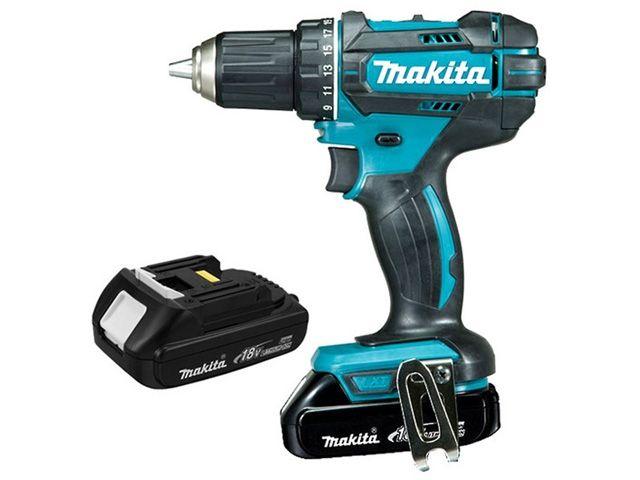 Аккум. дрель-шуруповерт MAKITA LXT DDF 482 SYE в чем. (18.0 В, 2 акк., 1.5 А/ч Li-Ion, 2 скор., 62 Нм, шурупы