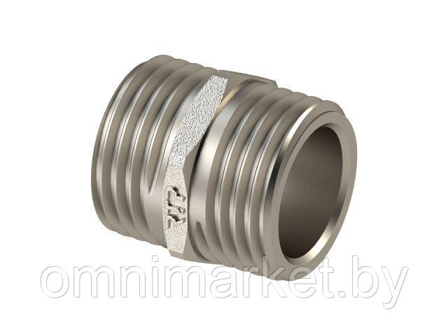 Ниппель 1 1/2" нар.-нар. никел., РТП (РосТурПласт)