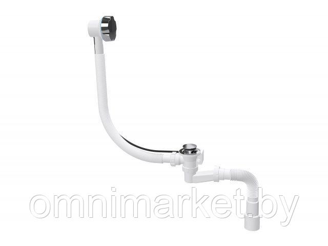 Сифон для ванны автомат, с гибкой трубой 1 1/2" - 40/50 мм, AV Engineering