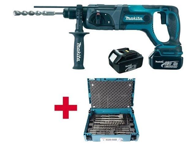 Аккум. перфоратор MAKITA LXT DHR 241 RFE в чем. + Набор насадок MAKITA 17 шт. (B-53877)
