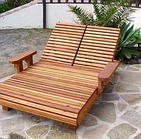 Шезлонг двойной