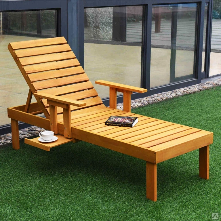 Шезлонг с подлокотниками - фото 1 - id-p227834923