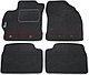Коврики ВОРСОВЫЕ в салон Toyota Corolla 10 2006-2013 / Auris Черный (Duomat), фото 5