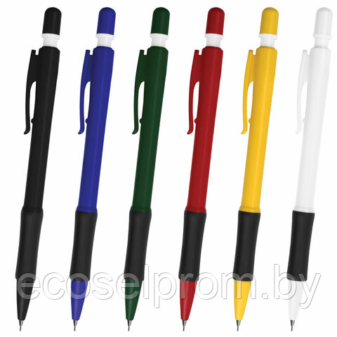 Карандаш механический 0,5 мм, BRAUBERG «Nova», ластик, резиновый грип, корпус ассорти, 180397, фото 1