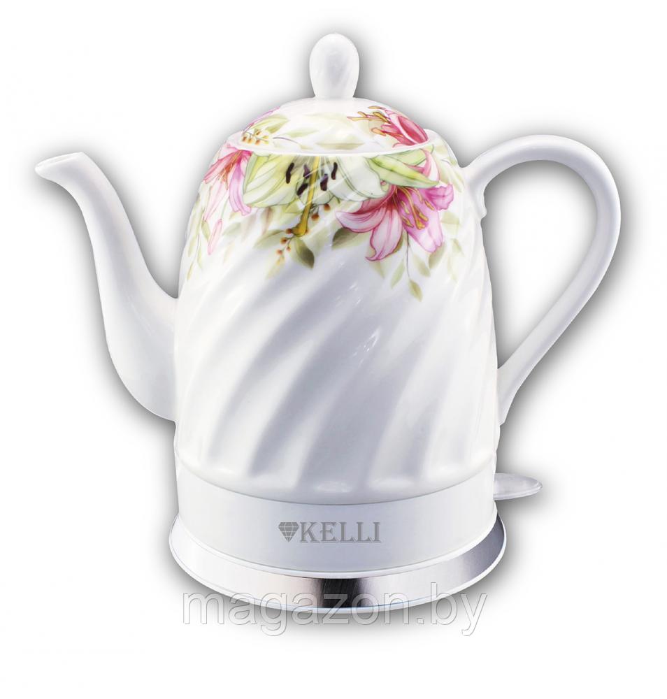 Чайник керамический 1.7л Kelli KL-1383