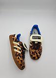 Кеды женские Adidas Samba Wales Bonner x Pony Leopard/ повседневные/весенние/летние, фото 3
