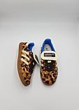 Кеды женские Adidas Samba Wales Bonner x Pony Leopard/ повседневные/весенние/летние, фото 4