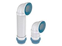 Гофра для унитаза, армированная, под углом 90, AV Engineering (D 110)