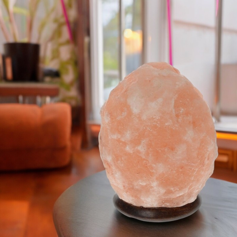 Соляная лампа - ночник Скала из гималайской соли 2-3 кг Crystal Salt ...
