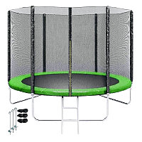 Батут SKYJUMP (скайджамп) basic 312 cм с защитной сеткой и лестницей