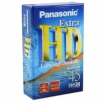 Видеокассета VHS-C - Panasonic HD Extra EC-45 (NV-EC45HF), 45минут (Made in Japan)