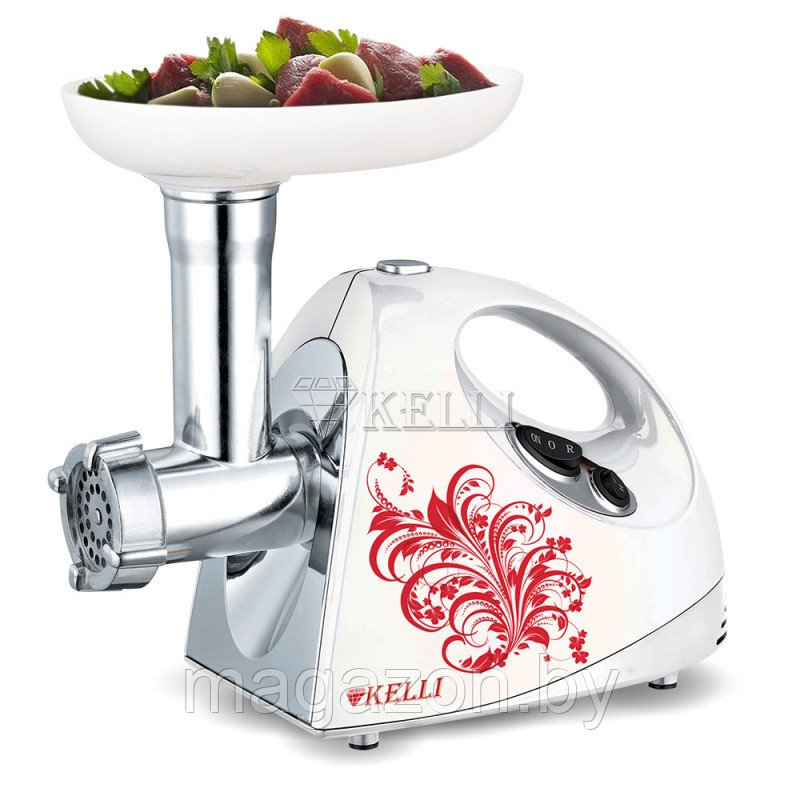 Мясорубка электрическая Kelli KL-5001 (белый)