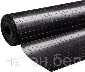 Резиновое рулонное покрытие "Монетка" 3мм (1.2х10м)