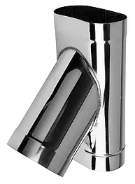 Тройник овальный 45° (БлицПром)