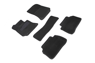 Коврики ВОРСОВЫЕ в салон Mercedes E-Class W212 (09-16) Черный (Seintex)