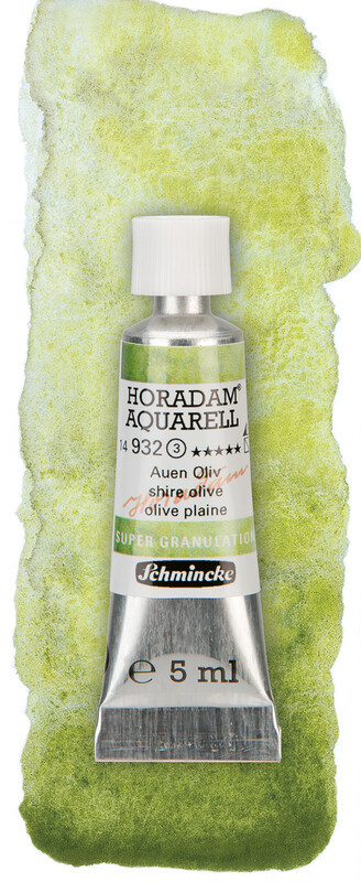 Акварельная краска Horadam туба 5 мл, shire olive