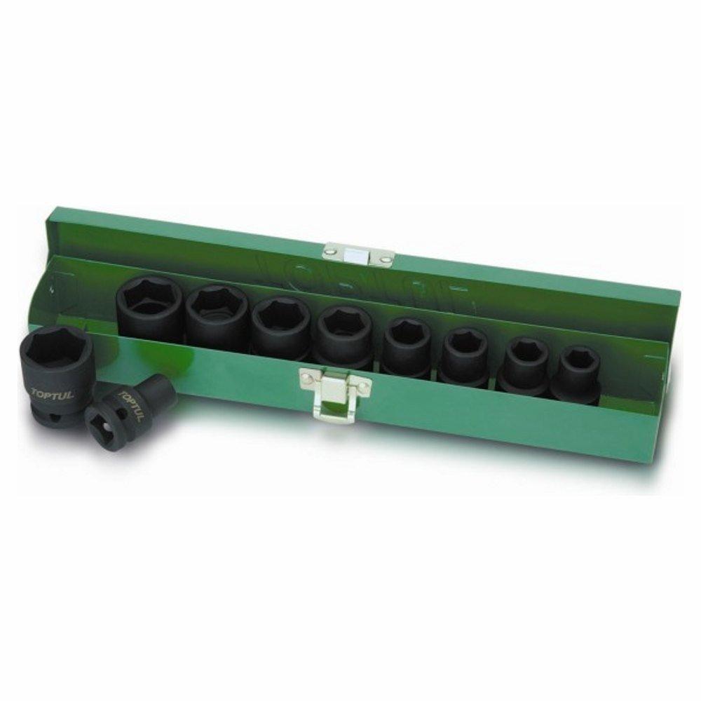 Набор головок ударных Toptul GDAD1001 (10 предметов)