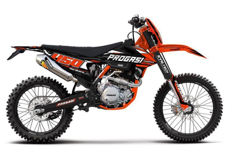 Кросовый мотоцикл PROGASI HARDCORE 450 оранжевый