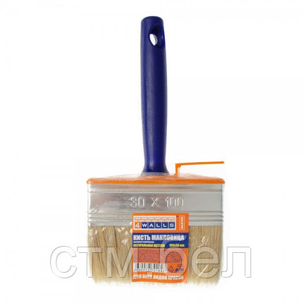 Кисть макловица 4Walls Master 100х30 мм натуральная щетина, пластмассовая ручка (240/6), фото 2