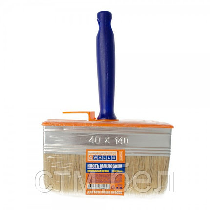 Кисть макловица 4Walls Master 140х40 мм натуральная щетина, пластмассовая ручка (120/6), фото 2