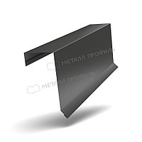 Металл Профиль Планка торцевая кровельная FASTCLICK 65х130х2000 (PURETAN-20-RR23-0.5)