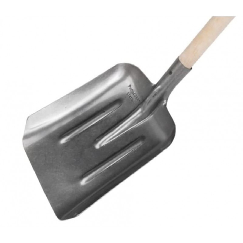 Лопата совковая с ребрами жесткости ЛСП из рельсовой стали с черенком 1 сорта