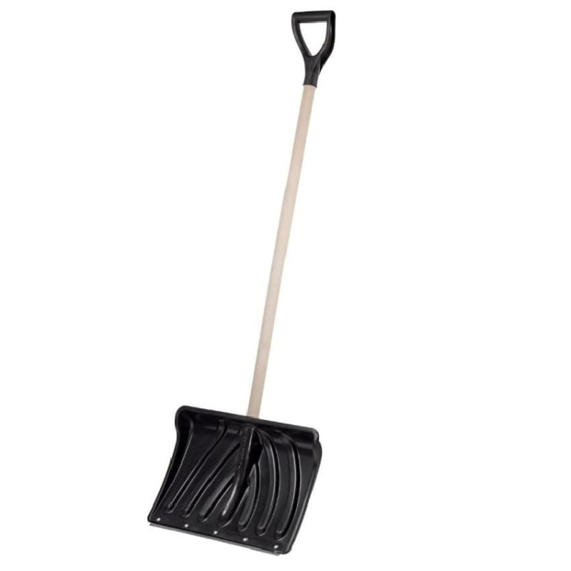 Лопата для уборки снега КРЕПЫШок 500*335 с черенком и V-образной ручкой