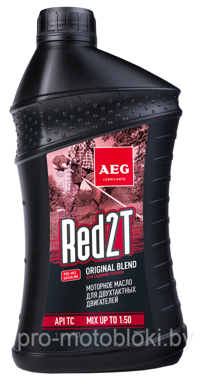 Масло для 2-х тактных двигателей AEG Universal 2T Motor Oil API TC мин. (1л)