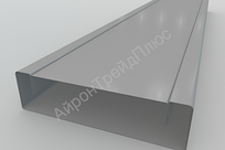 Забор Ранчо металлический 150 мм RAL 7004