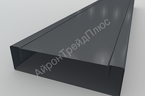 Забор Ранчо металлический 150 мм RAL 7024