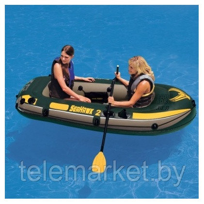 Лодка Intex Seahawk 200 68347 2-x местная