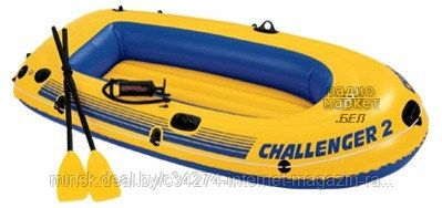 Лодка Intex Challenger-2 Set 68367NP 236x114 см