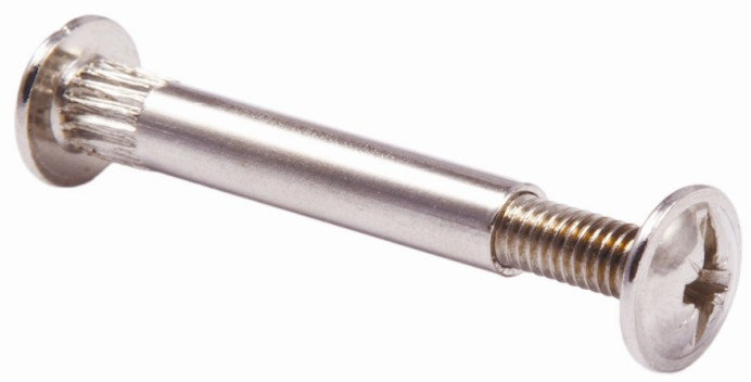 Стяжка межшкафная d8 М6х29мм (уп/10шт) AKS, фото 2