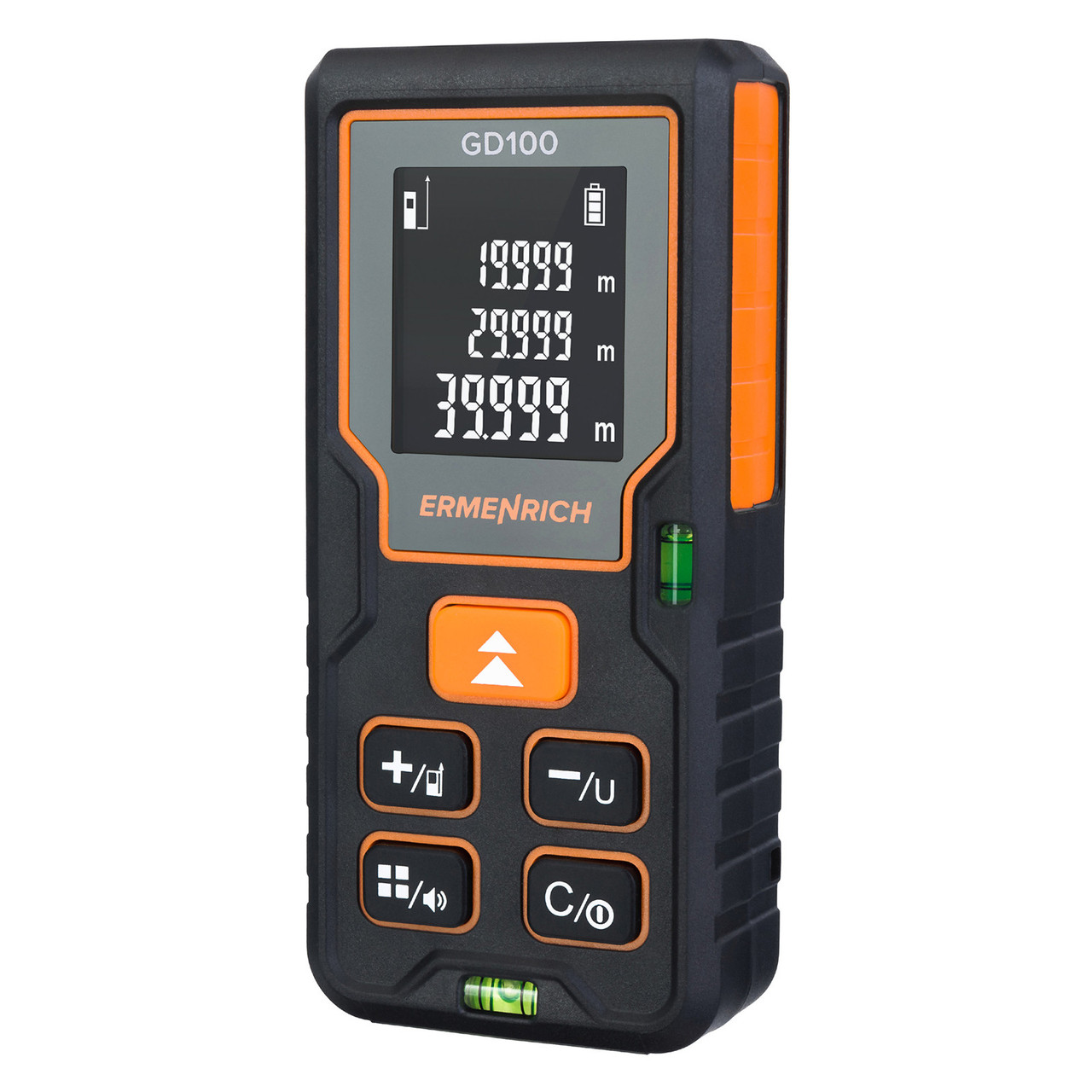 Дальномер Ermenrich Reel GD100 (100м, красный лазер, замеры S/V, углов, +/-, 100знач., 2xAAA)