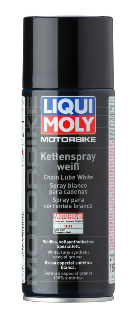 Смазка для цепей мотоциклов белая Motorbike Kettenspray Weiss 400мл