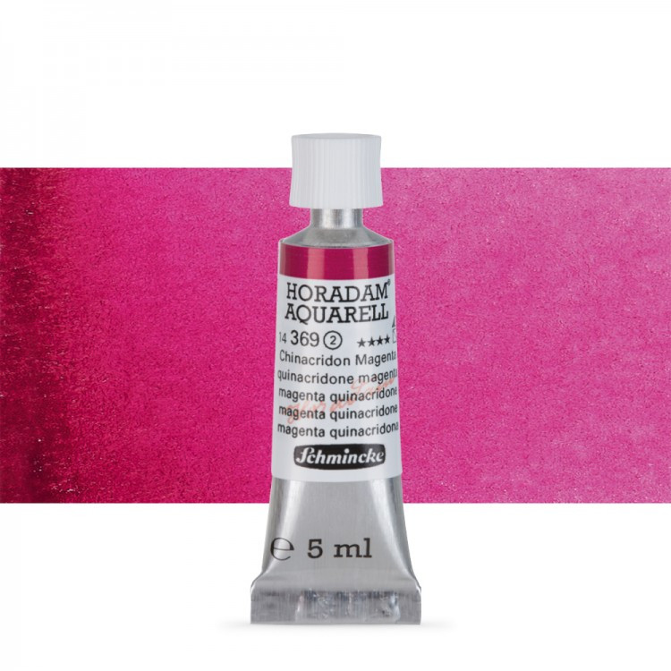Акварель Schmincke Horadam, туба 5 мл, хинакридон маджента, quinacridone magenta, №369