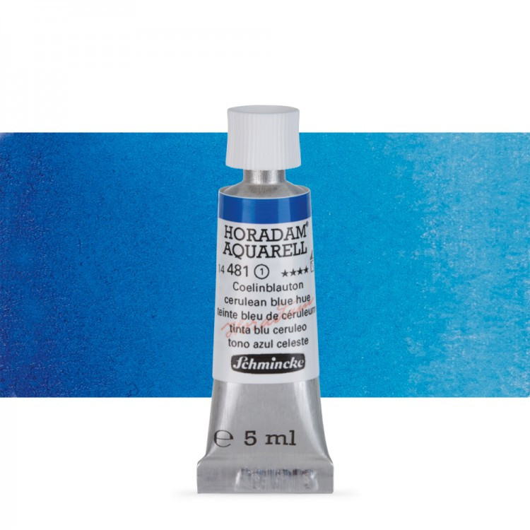 Акварель Schmincke Horadam, туба 5 мл, церулеум синий, cerulean blue hue, №481