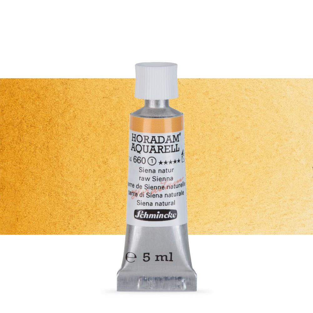 Акварель Schmincke Horadam, туба 5 мл, сиена натуральная, raw Sienna, №660