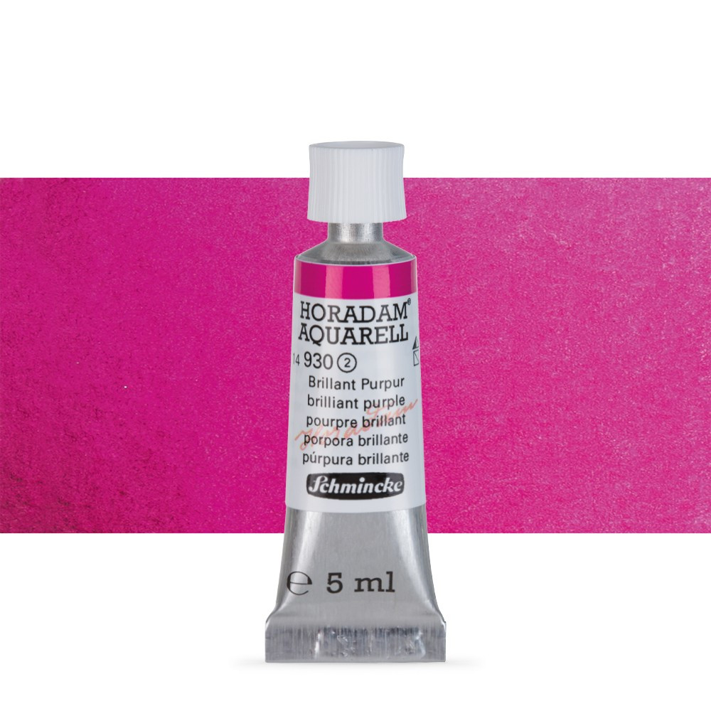 Акварель Schmincke Horadam, туба 5 мл, фиолетовая бриллиантовая, brilliant purple, №930