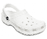 Клоги унисекс Crocs Classic Clog белый 10001-100, фото 3