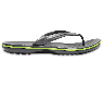 Шлепанцы унисекс Crocs Crocband Flip черный 11033-0A1, фото 2