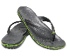 Шлепанцы унисекс Crocs Crocband Flip черный 11033-0A1, фото 3