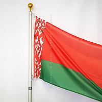 Флагшток уличный 6,9 м, уличный, телескопический, алюминиевый