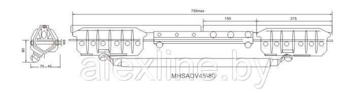 Компенсаторные швы МХСАДВ 45/60-300