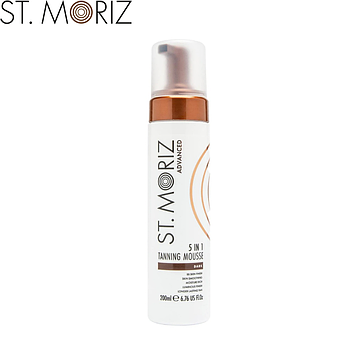 Автобронзант тонирующий мусс 5 в1 St.Moriz 5 In 1 Self Tanning Mousse Dark (Темный) 200мл