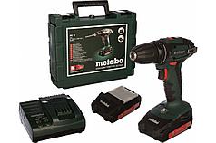 Дрель-шуруповерт Metabo BS 18 (48 Нм, 2 АКБ 2 А/ч, кейс) 602207560