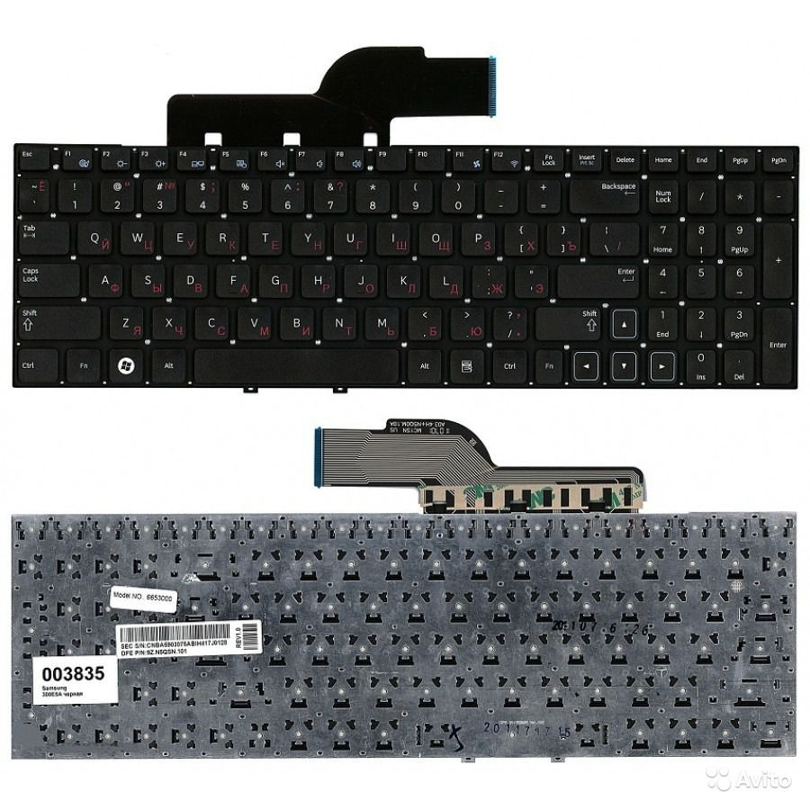 Клавиатура для Samsung NP300V5A. RU - фото 1 - id-p33403892