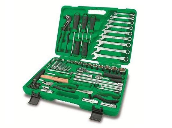 Набор слесарного инстр-та в чем. 80предм. 1/4",1/2", 6гр. TOPTUL, фото 2